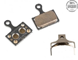Тормозные колодки Shimano для дискового тормоза K04S, металл, пара, с пружин, с шплинтом